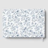 Blue Chinoiserie Wedding ゲストブック (裏面)