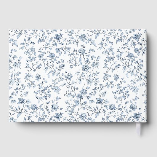 Blue Chinoiserie Wedding ゲストブック (裏面)