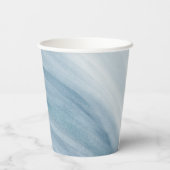 Blue Christian Cross Graduation 紙コップ (裏面)