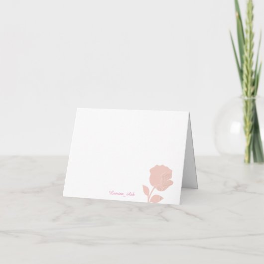 Blue Christmas Card サンキューカード (裏面)