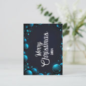 Blue Christmas - Cartes Pour Fêtes Annuelles シーズンポストカード (スタンド正面)