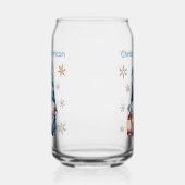 Blue Christmas Gnome with Red Lantern Berries ガラス缶 (左)