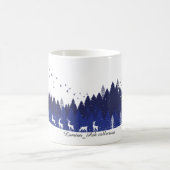 Blue Christmas Mug コーヒーマグカップ (中央)