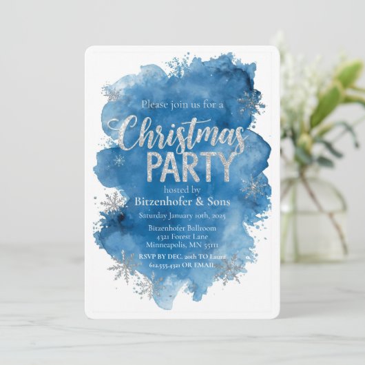 Blue Christmas Party 招待状 (スタンド正面)