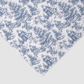 Blue Christmas Santa Toile 薄葉紙 (詳細)