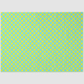 Blue Christmas Tissue Paper with Yellow Stars 薄葉紙 (正面)