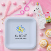 Blue, Ciao Baby, Lemons  ペーパープレート (パーティー)