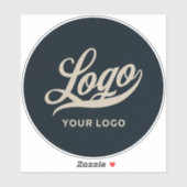 Blue Circle Companyノートパソコンのビジネスロゴ シール (シート)