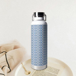 Blue Circle Pattern Water Bottle ウォーターボトル