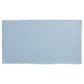 Blue Circles Pattern Pillowcase 枕カバー (正面)