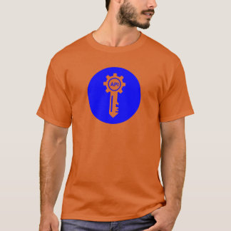 Blue Circular API Key Icon Tシャツ