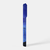 Blue Cityscape Phone Case iPhoneケース (右側面)