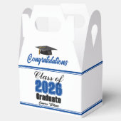 Blue Class of 2026 Custom Graduation Party フェイバーボックス (オープン)