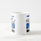 Blue Class of 2026 Graduation Keepsake コーヒーマグカップ (中央)