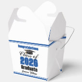 Blue Class of 2026 Graduation Party Fortune フェイバーボックス (見開き)