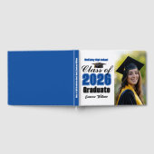 Blue Class of 2026 Graduation Photo ゲストブック (全面)