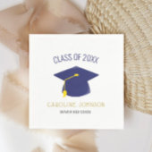 Blue Class of Cap & Tessel卒業ナプキンス スタンダードカクテルナプキン