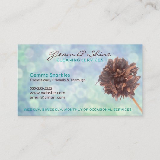 Blue Cleaning Services名刺 名刺 (正面)