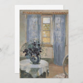 Blue Clematis in the Artist's Studio, Anna Ancher (正面/裏面)