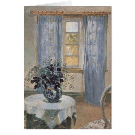 Blue Clematis in the Artist's Studio, Anna Ancher (正面)