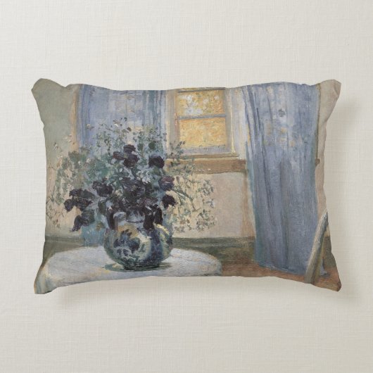 Blue Clematis in the Artist's Studio, Anna Ancher アクセントクッション (正面)