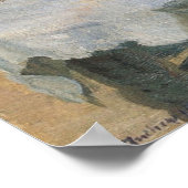 Blue Clematis in the Artist's Studio, Anna Ancher ポスター (角)