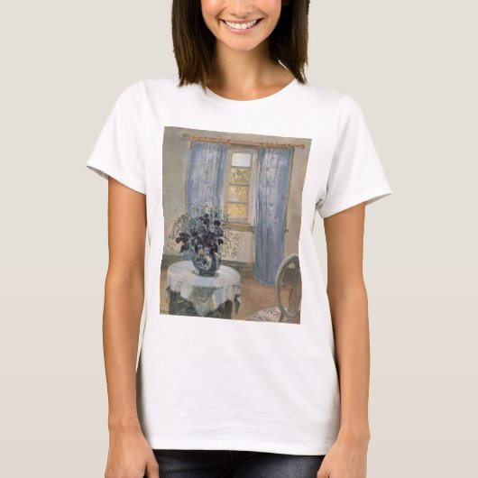 Blue Clematis in the Artist's Studio, Anna Ancher Tシャツ (正面)