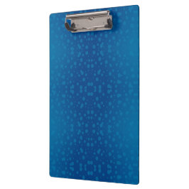 Blue clipboard with a metallic clip クリップボード