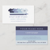 Blue Clothing Storeプリントオンデマンドシャツ 名刺 (正面/裏面)