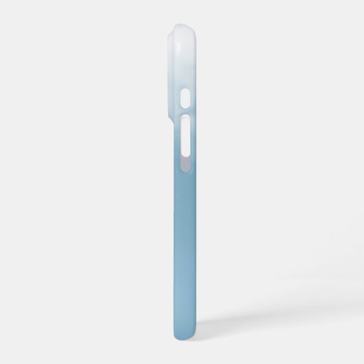 Blue Cloud Aesthetic Phone Case iPhoneケース (左側面)