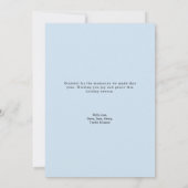 Blue Coastal Merry Moments Family Photo Christmas シーズンカード (裏面)