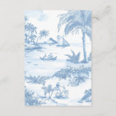 Blue Coastal Toileの情結婚報詳細カード エンクロージャーカード (裏面)