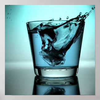 Blue cocktail ポスター