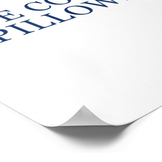 Blue Collar Llows Funny Quote  ポスター (角)