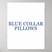 Blue Collar Llows Funny Quote  ポスター (正面)