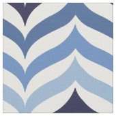 Blue Colors Chevron Pattern ファブリック (クローズアップ)