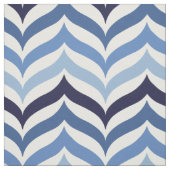 Blue Colors Chevron Pattern ファブリック (見本)