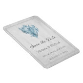 Blue Conch Shell日付マグネットの保存 マグネット (右側)