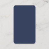 Blue Connect with UsソーシャルメディアQRコードロゴ 名刺 (裏面)