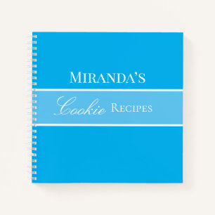 Blue CookieレシピBook Your Nameスクリプトかわいらし ノートブック