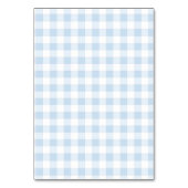 Blue Coquette Carriage Baby Shower Table Number テーブルナンバー (裏面)