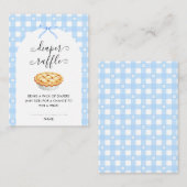 Blue Coquette Pie Diaper Raffle エンクロージャーカード (正面/裏面)