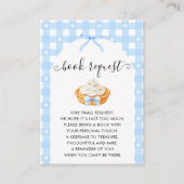 Blue Coquette Pumpkin Pie Book Request エンクロージャーカード (正面)