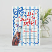 Blue Coquette She is Ready to POP Invitation 招待状 (スタンド正面)