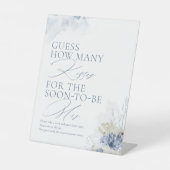 Blue Coral & Seashellsはゲームの数を推測するキス 台座サイン (正面)