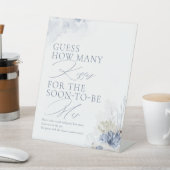 Blue Coral & Seashellsはゲームの数を推測するキス 台座サイン (インサイチュ)