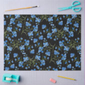 Blue Cosmos Flowers 薄葉紙 (クラフト)