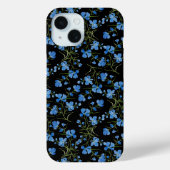 Blue Cosmos Flowers Case-Mate iPhoneケース (裏面)