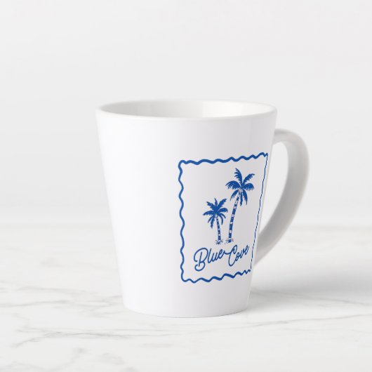 Blue Cove カフェラテマグ (右アングル)