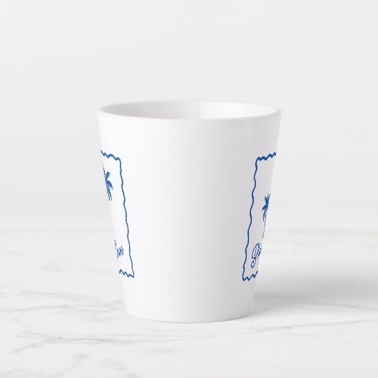 Blue Cove カフェラテマグ (正面)